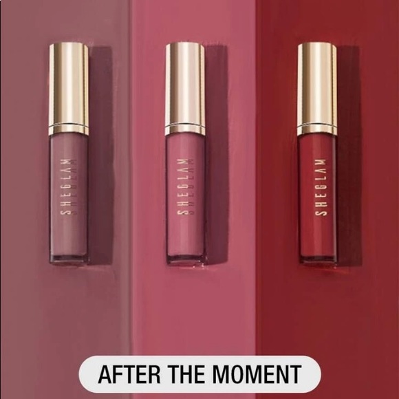 sheglam Other - 3 After The Moment Allure Mini Liquid Lipstick Set